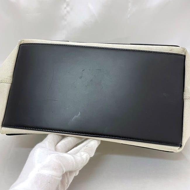 Balenciaga Tote Bag Navy Cabas Su Natural White Black