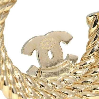 Chanel Earrings Hoop Earrings Gold