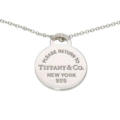 Tiffany & Co Necklace Return to Round Heart Silver Blue Pendant