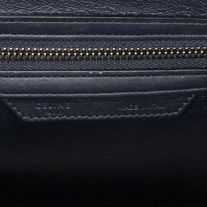 Celine Mini Luggage Navy Red White Calfskin Leather — view 10