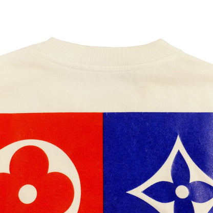Louis Vuitton T-shirt Logo Monogram Short Sleeve LV White Notation