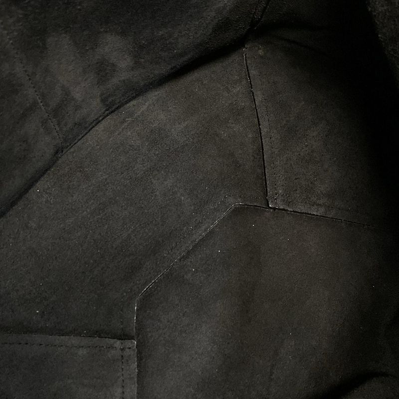 Celine Tote Bag Cabas Phantom Small With Belt Black Leather