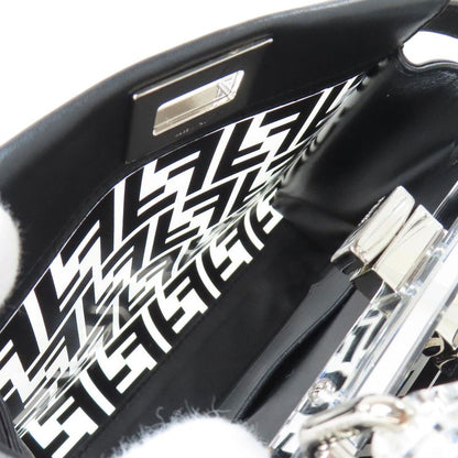 Fendi Peekaboo Mini 2-way Handbag Vinyl Calf Women