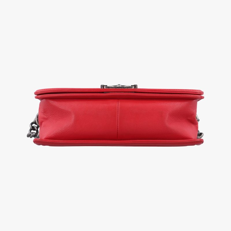 Chanel Boy Chanel Red Leather A92105 18883093