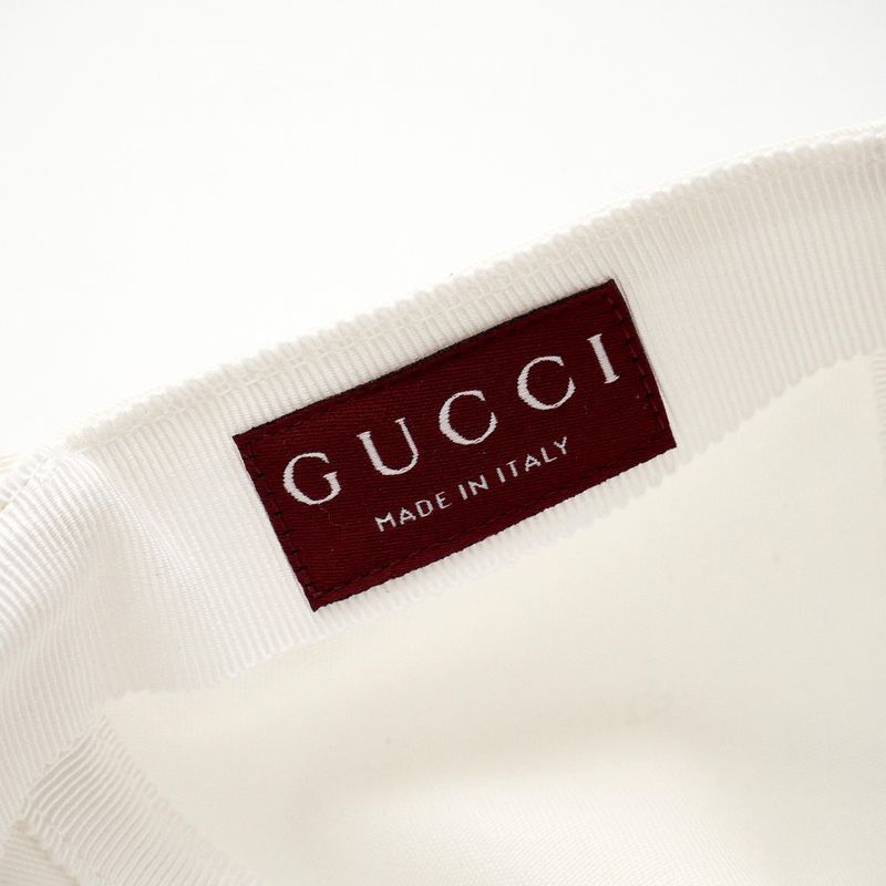 Never UsedMade In 2024Gucci Cap Size L 59 Logo Embroidery White