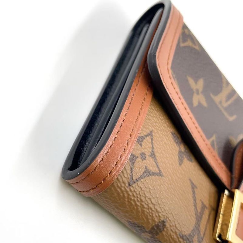 Louis Vuitton Portefeuille Sarah Dauphine Monogram Reverse RFID Reaction