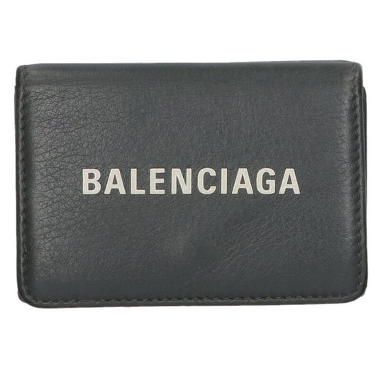 Balenciaga 551921 Leather Compact Wallet For Men