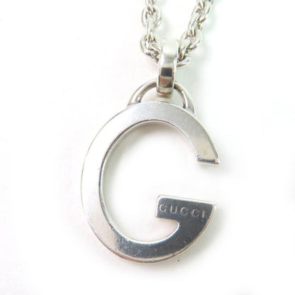 Gucci 233936 G Logo Pendant Necklace Accessory Ag925 Silver Made