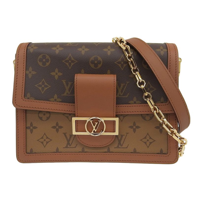 Louis Vuitton Monogram Reverse Dauphine PM Shoulder Bag