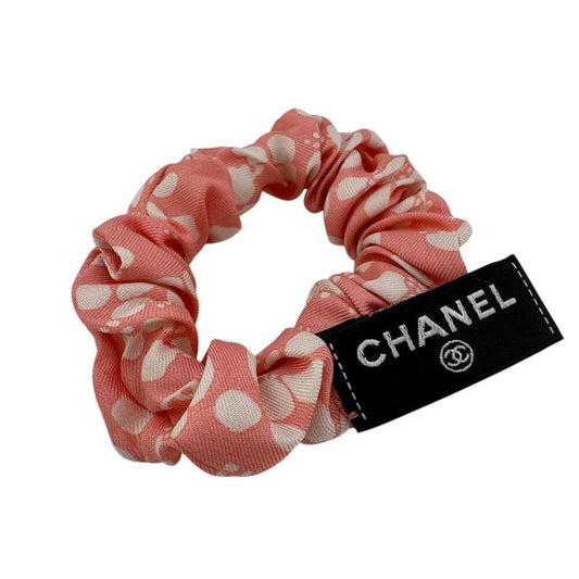 Chanel Scrunchie Hair Accessory Pink