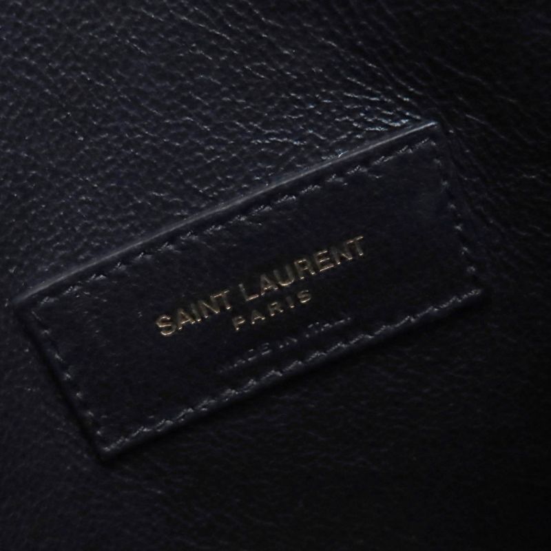 Saint Laurent Paris 712367 Mini Toy Shopping Leather Croc Shape Pressed 2WAY