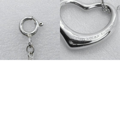Tiffany & Co Open Heart Elsa Peretti 925 Silver Ladies 9.1g Necklace