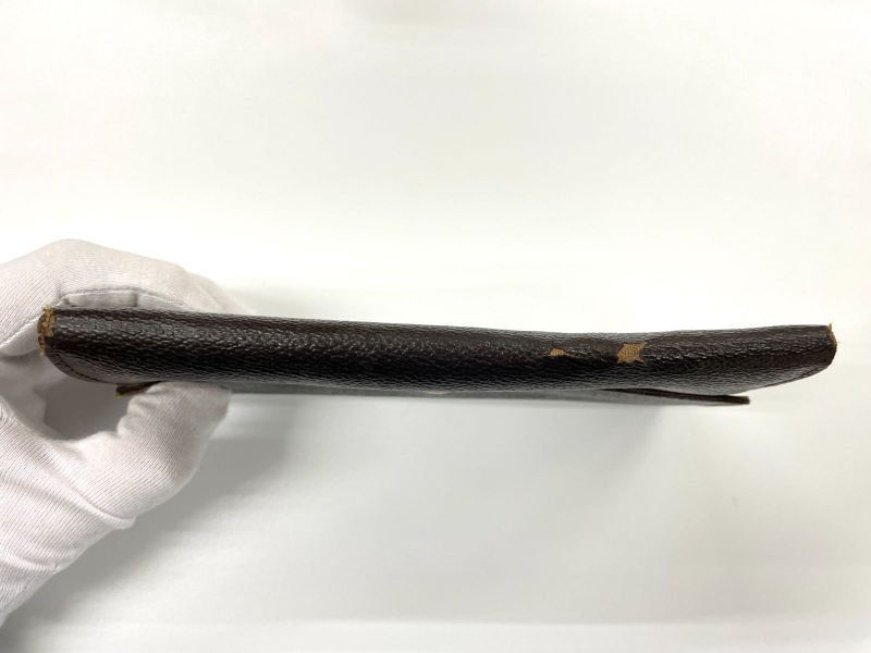 Louis Vuitton Monogram Pochette Portmonnais Cles Di Long Wallet M61725 Brown