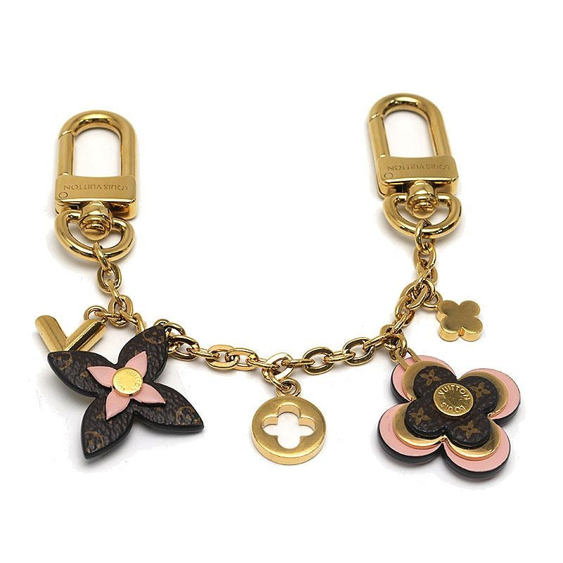 Louis Vuitton LV Bag Charm Chain Blooming Flower
