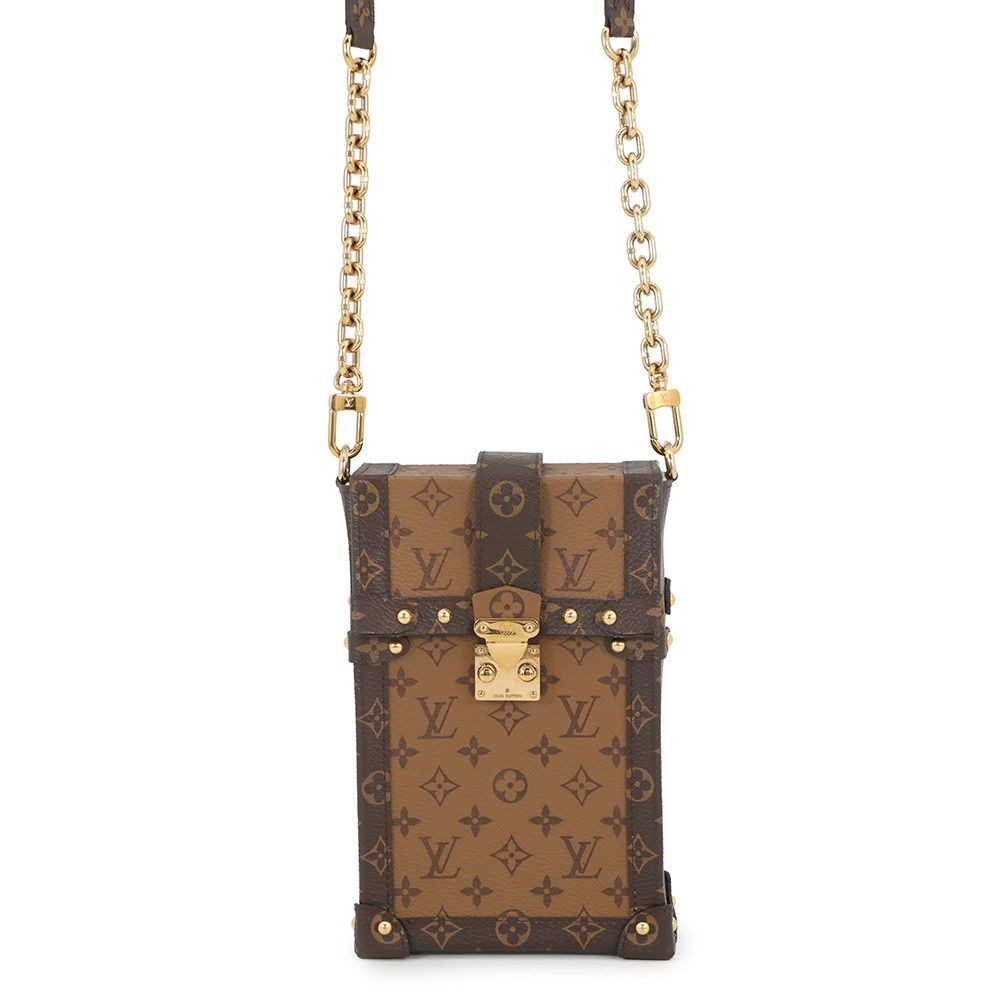 Louis Vuitton Shoulder Bag Monogram Reverse Pochette Trunk Vertical
