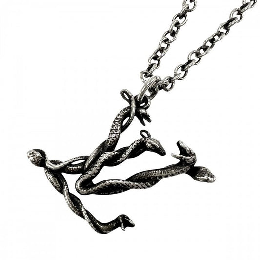 Louis Vuitton Necklace Snake Pendant Accessory With Adjuster Vintage