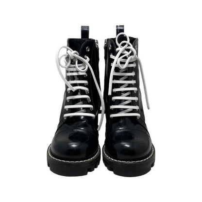 Louis Vuitton Star Trail Ankle Boots 35 1 2 Black White Logo Line