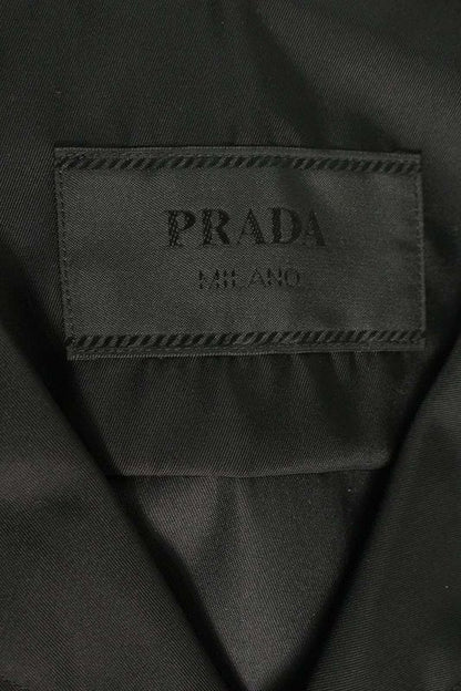 Prada 24SS Sc768 S000 1WQ8 Re-nylon Triangle Plate Multi Pocket Short Sleeve