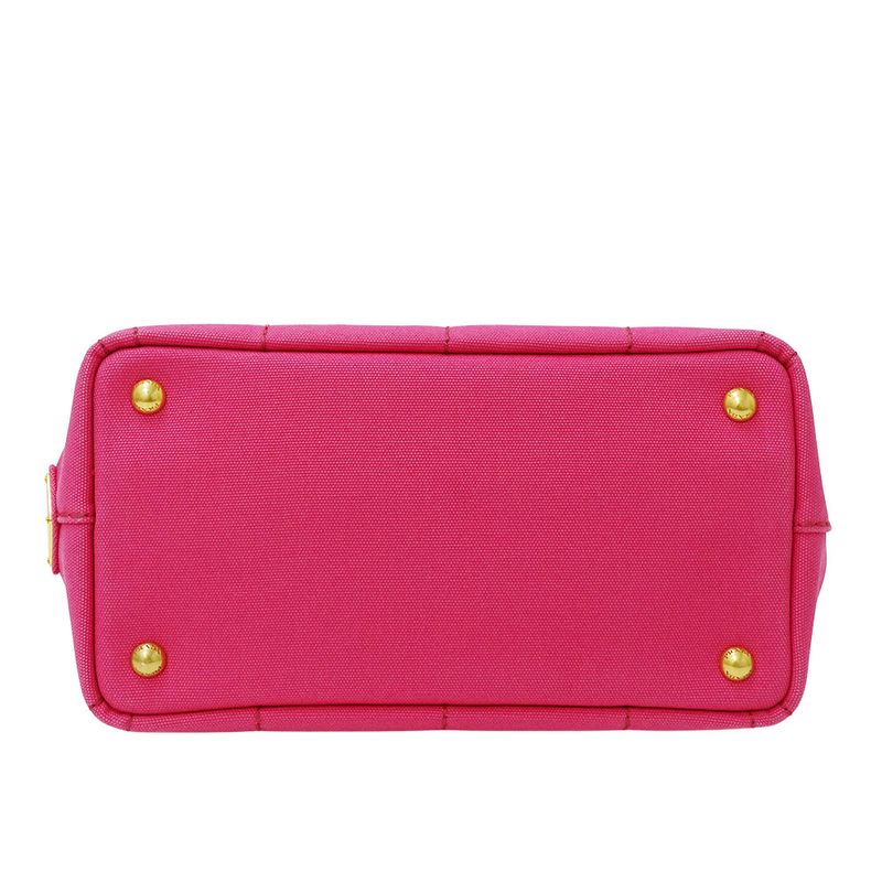 Prada Bag Women's Brand Handbag Shoulder Bag 2way Canvas Canapa Mini Pink
