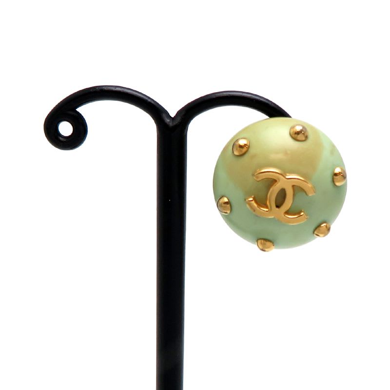 Chanel Pearlescent Embellished Gold Tone