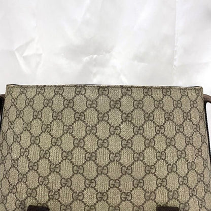 Gucci Shoulder Bag Beige Brown GG Supreme 122373