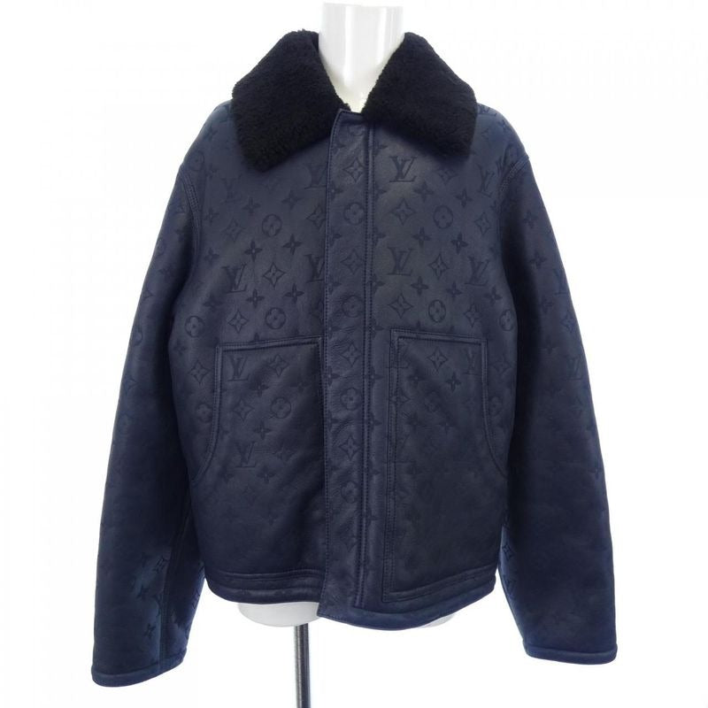 Louis Vuitton Monogram Shearling Hml42 Eygl Mouton Jacket