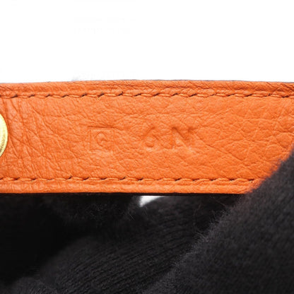 Hermes Charm Nomad Leather Glove Holder Orange — view 4