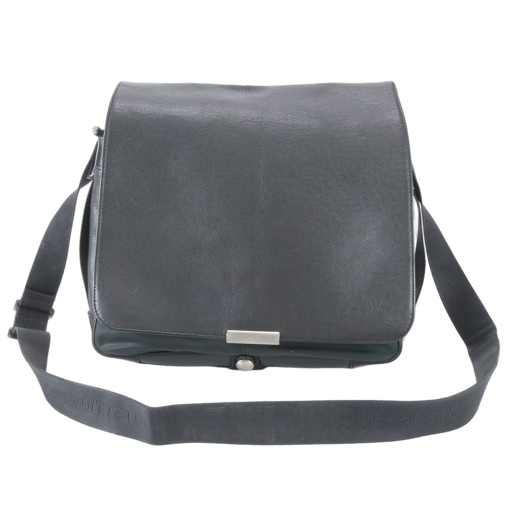 Louis Vuitton Taiga Victor Leather Business Bag Crossbody Shoulder Document