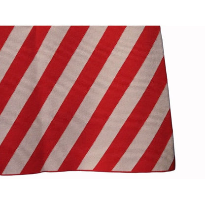 Gucci Striped Skirt Bottoms Women's Wool Red Ivory #xs Italy