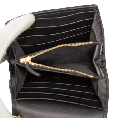 Gucci Interlocking G Blondy Medium Chain Wallet Shoulder Bag 725219 Black