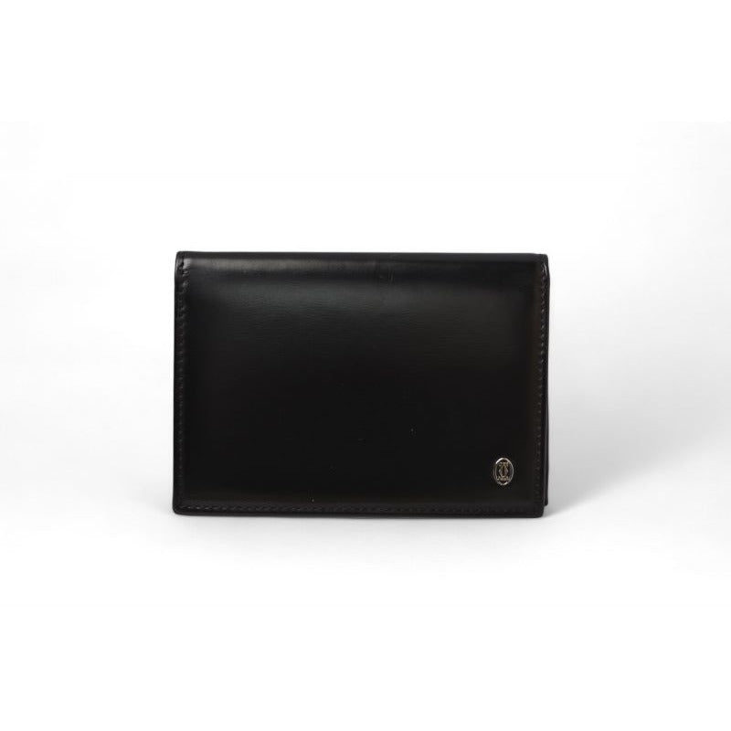 Cartier Card Case Business Holder Pass Pasha Calf — view 2