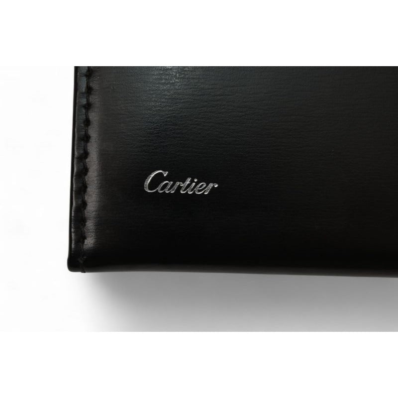 Cartier Card Case Business Holder Pass Pasha Calf — view 5