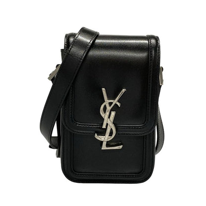 Saint Laurent Paris Shoulder Bag Solferino Mini Bag 753963 Black Leather