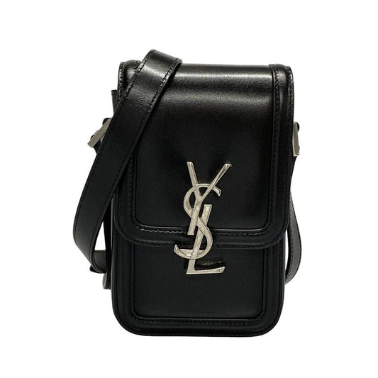 Saint Laurent Paris Shoulder Bag Solferino Mini Bag 753963 Black Leather