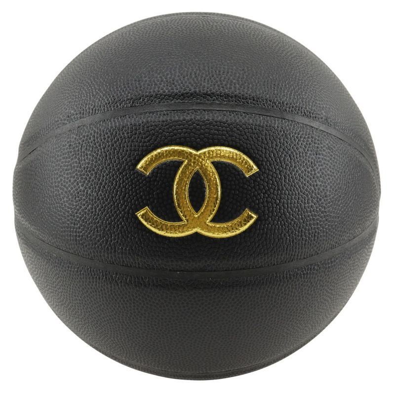 Chanel Basketball Black Rubber Black/gold _ Miscellaneous