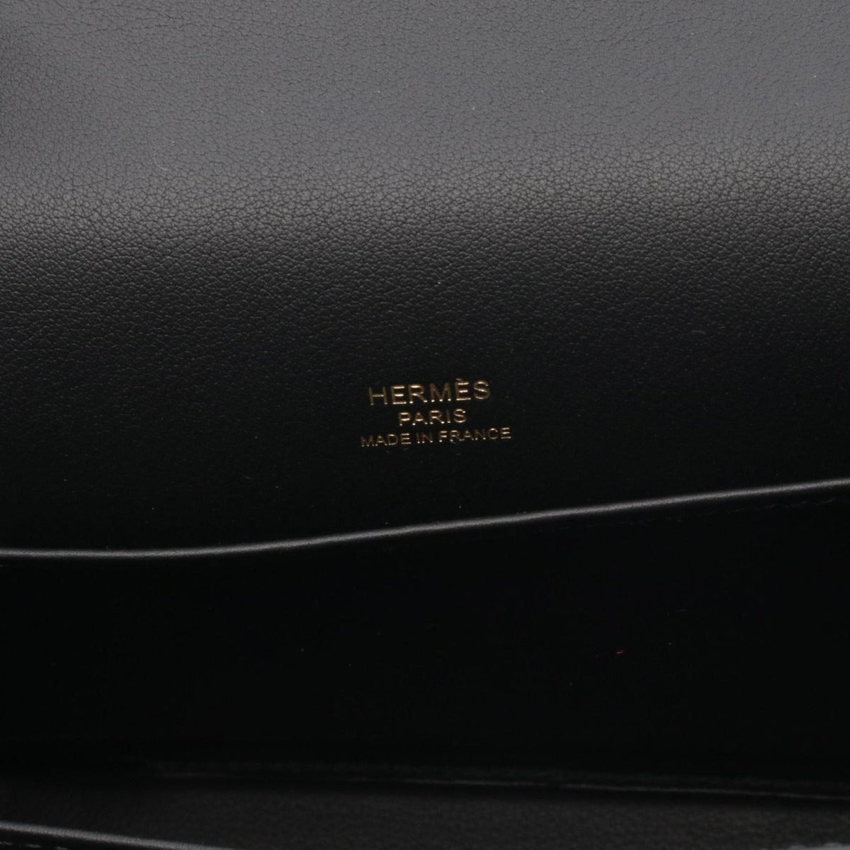 Hermes Shoulder Bag Geta Black Leather — view 4