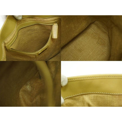 Fendi Zucca Bucket Tote Handbag Canvas Brown 8 Bh091 Bag — view 8