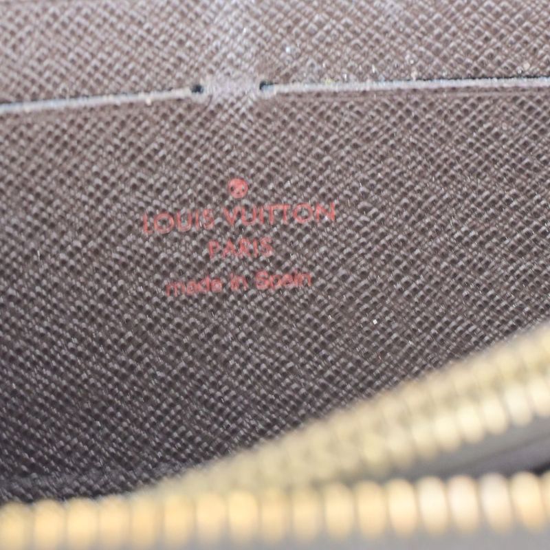 Louis Vuitton Zippy Wallet Damier Ebène Long Wallet N60015 09yg563