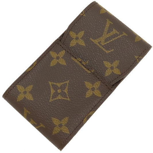 Louis Vuitton Cigarette Case Etui Cigarette Monogram Canvas Monogram Brown