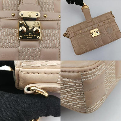 Louis Vuitton Pochette Troca Beige Damier Giant M59048 IC Chip