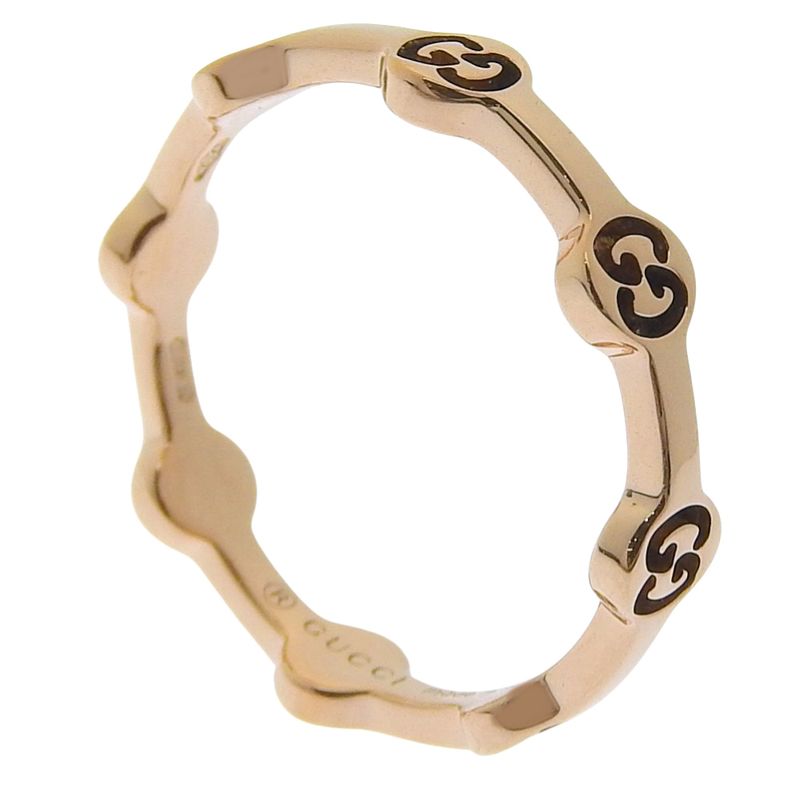 Gucci GG 18K Pink Gold Size 12.5 Ladies 2.3g Ring