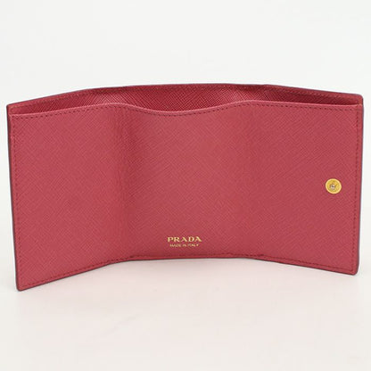 Prada Saffiano Leather Wallet 38000 Pr80365 Tri-fold Wallet Leather Saffiano