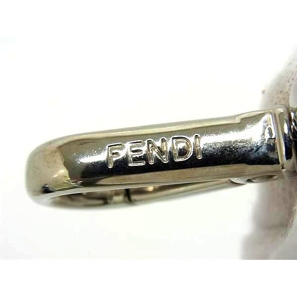 Fendi Strap Leather Flower Bag Shoulder Black — view 4