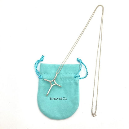 Tiffany & Co Tiffany & Co Infinity Cross Large Necklace Sv925 107g Silver Long