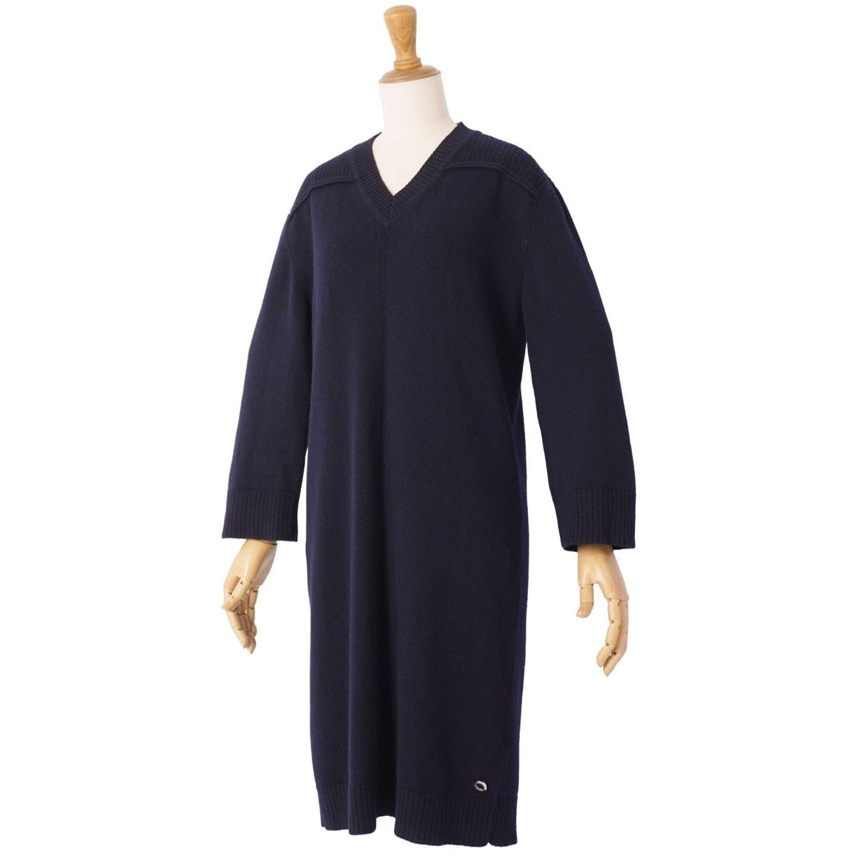 Hermes Knit Dress Long Sleeve Cashmere — view 4