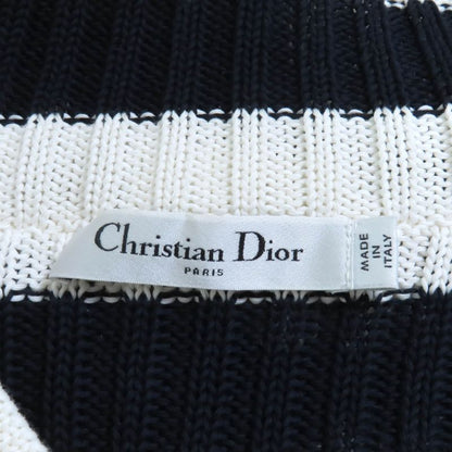 Christian DIOR 25SS 524s13a7025 100% Cotton Striped Sailor Collar Long Sleeve