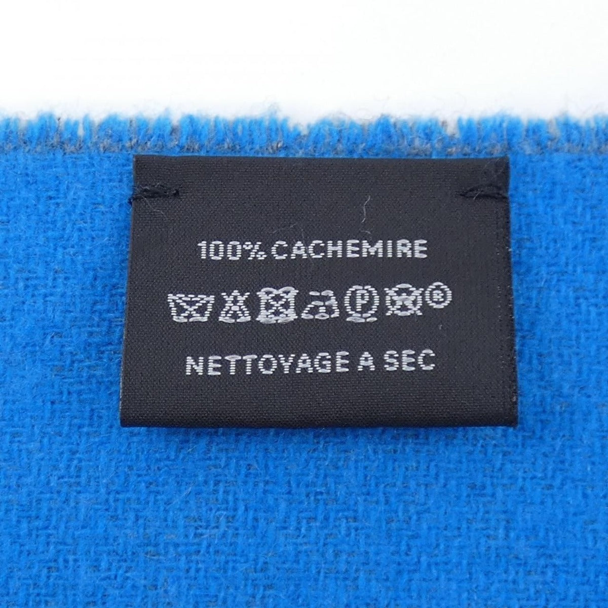 Hermes Recto Verso Scarf Gray Blue — view 3
