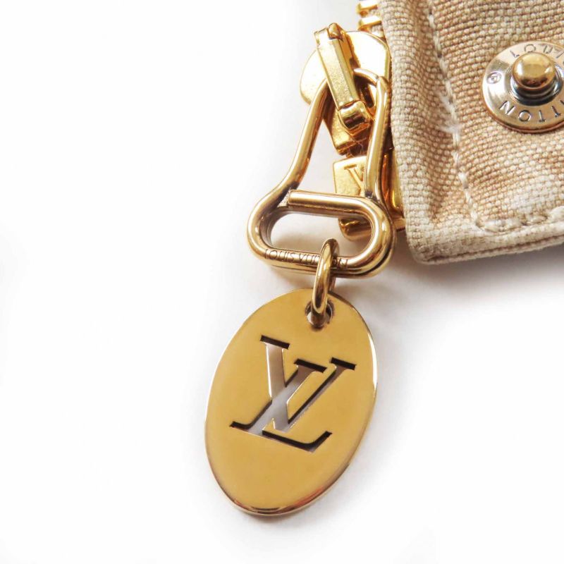 Louis Vuitton 23SS 1ab74i Cotton Washed Denim Cropped Bomber Jacket Beige 34