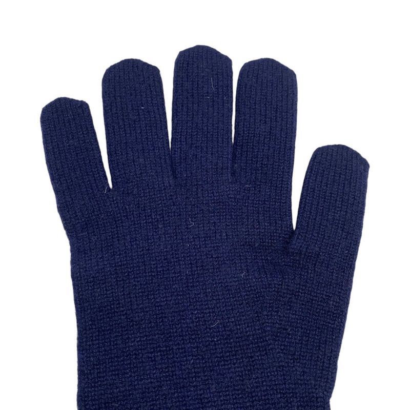 Louis Vuitton Gloves Gon Helsinki M72682 Cashmere Damier LV Perforated Logo