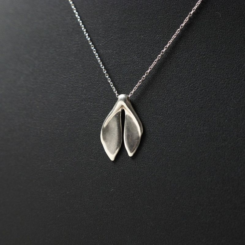 Tiffany & Co Tiffany & Co Vintage Necklace Whaletail Leaf Star Ring Silver